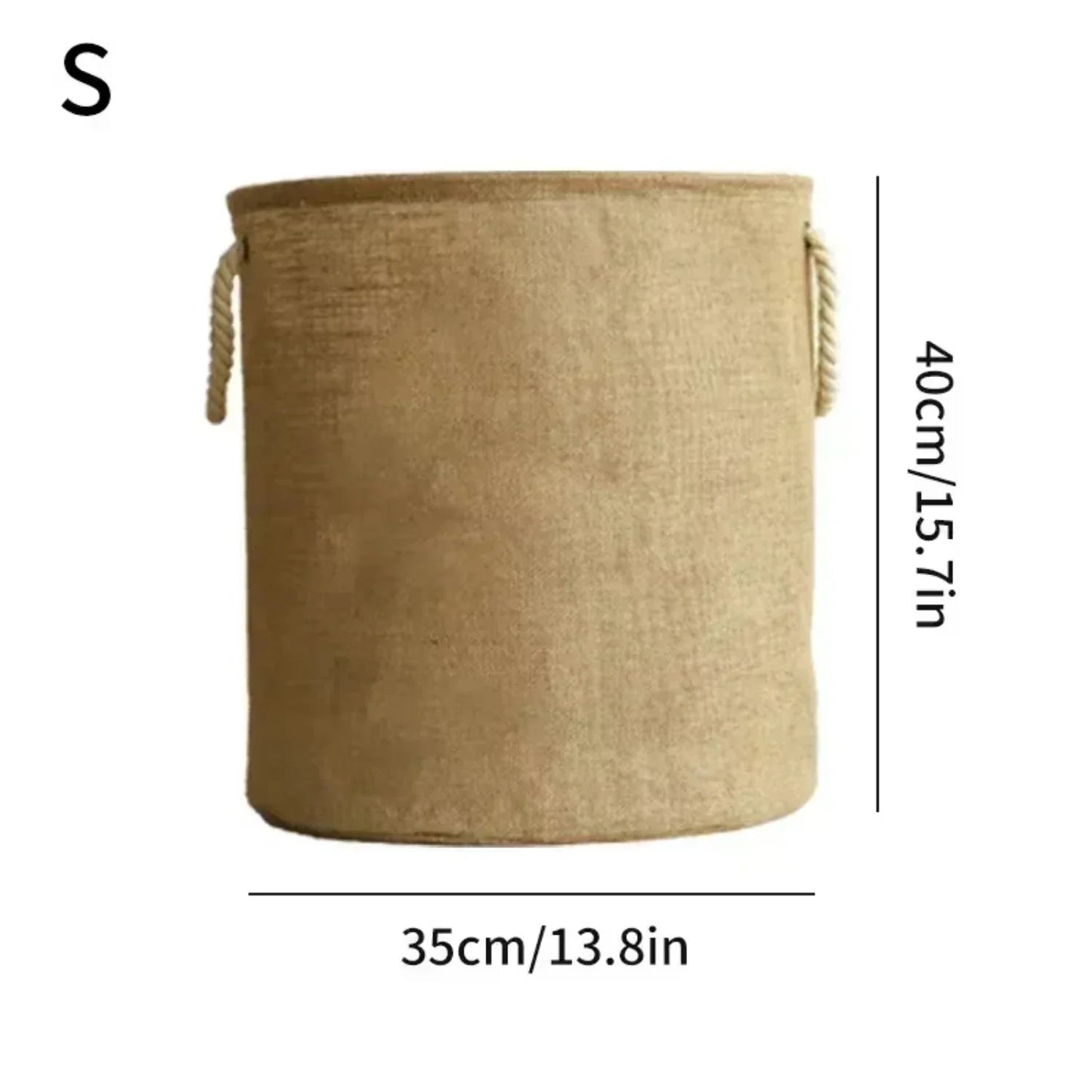 Tidy Tails Tote – Foldable Pet Storage Basket Foldable basket with handles, cotton linentoy storage basket