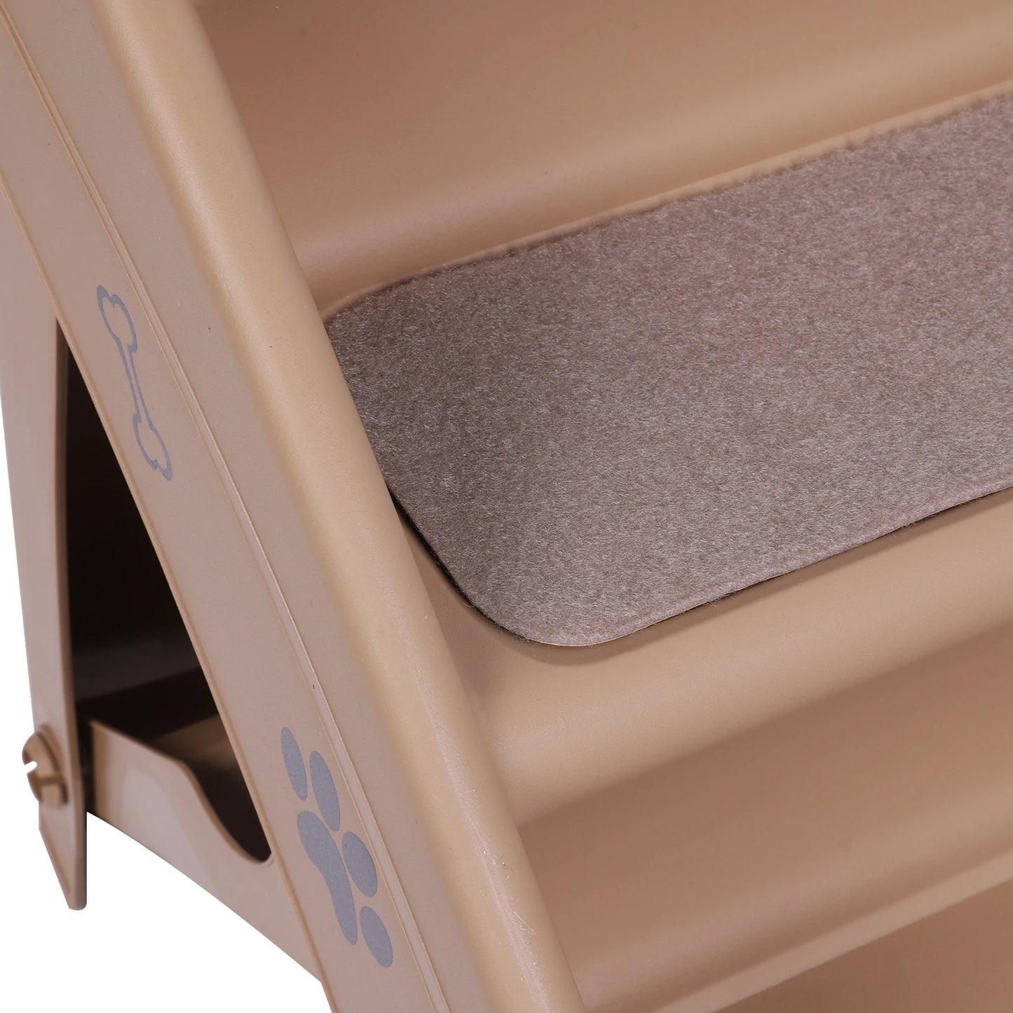 4-Step Pet Dog Stairs Foldable Cat and Dog Steps Nonslip Indoor Pet Steps Dog Stairs Ramp Sofa Ladder for Small Pet Dogs Cats