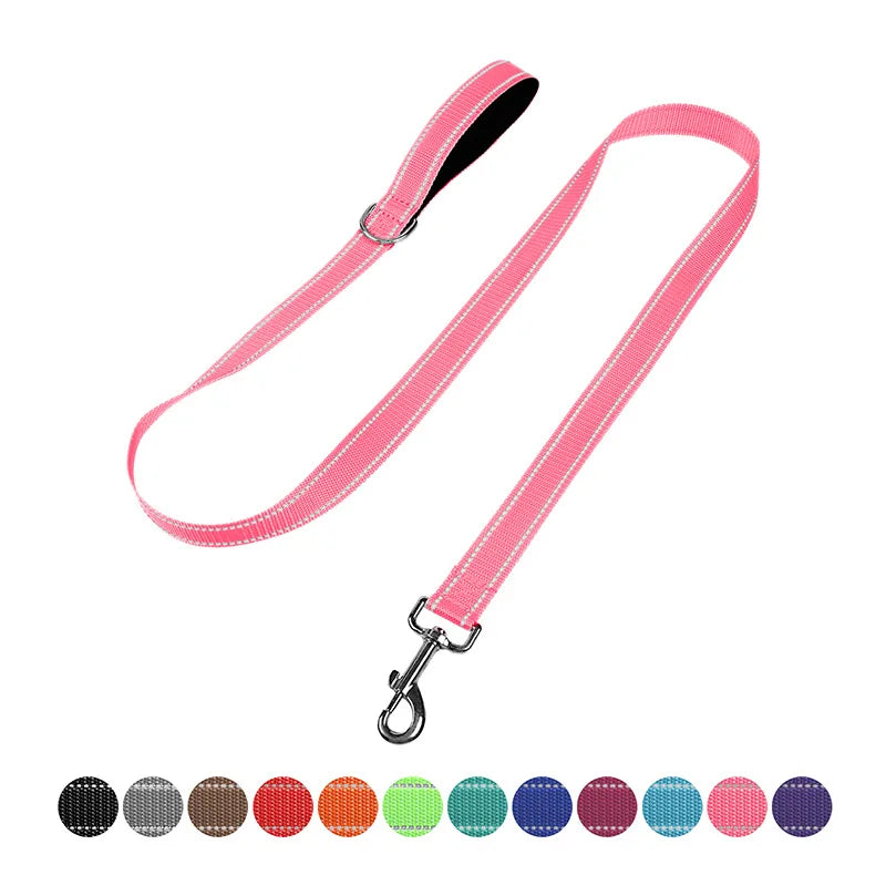 New Cats Dogs Harness Collar Lead Strap Night Reflection Dog Pet Towing Rope 1.2/1.5/1.8m Guard Rope Pet Walking Training Leash