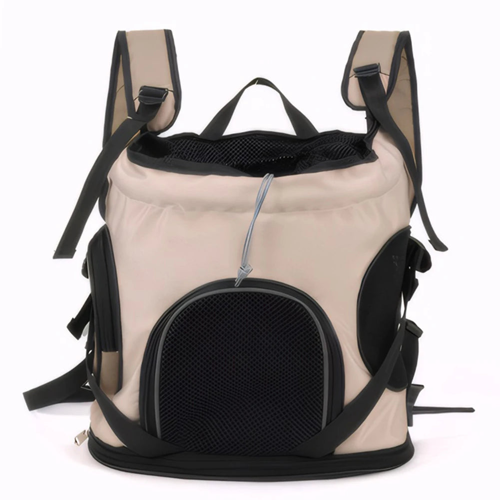 Large Capacity Cat Carrier Backpack Adjustable Strap Pet Carrying Bag Breathable Portable Outdoor Travel Small Cat Dog Backpack