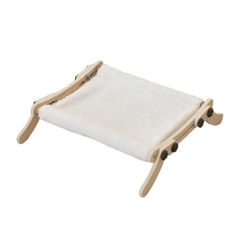 Cat Hammock, Dual-use Cat Window Hammock For Indoor Cats, Adjustable Wood Radiator Beds Cat Window Beds Holds Up 18kg