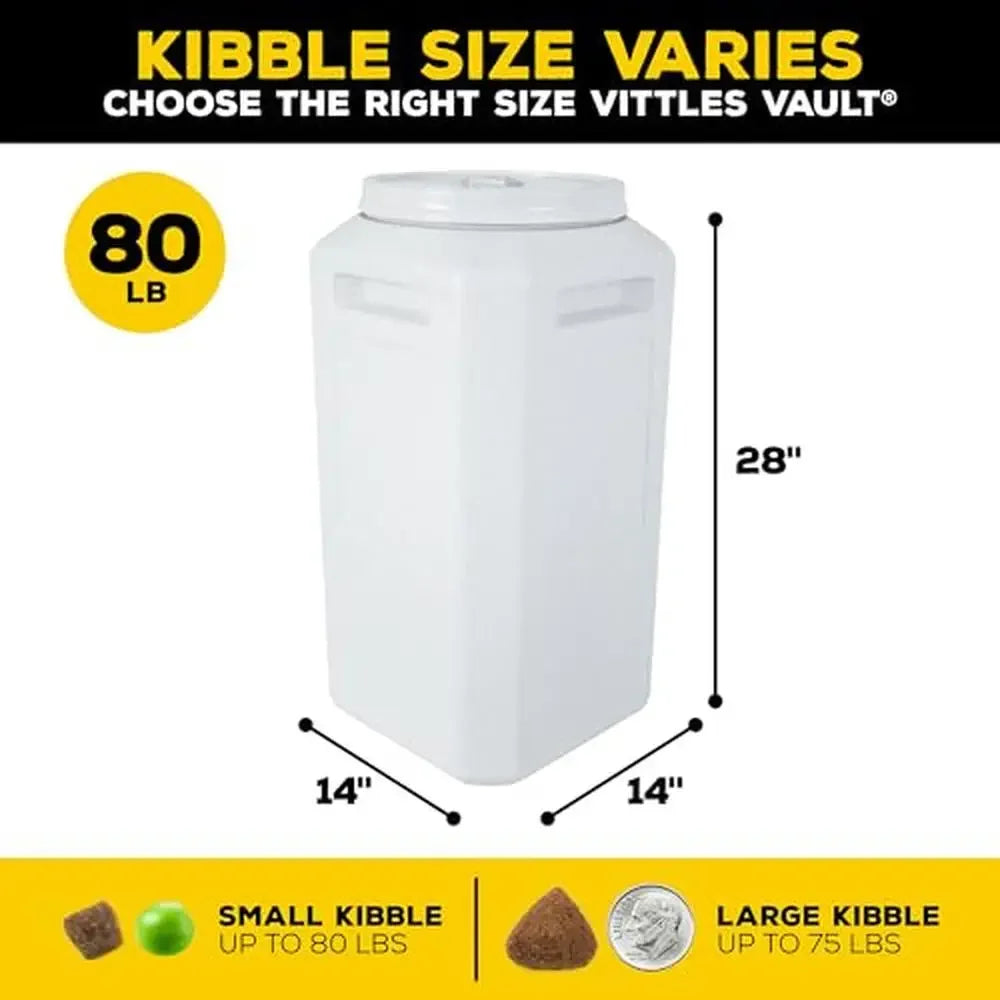 Airtight Dog Food Storage Container Stackable with Gamma Seal Technology BPA-Free Made in USA Keeps Food Fresh Pest-Proof Cats &