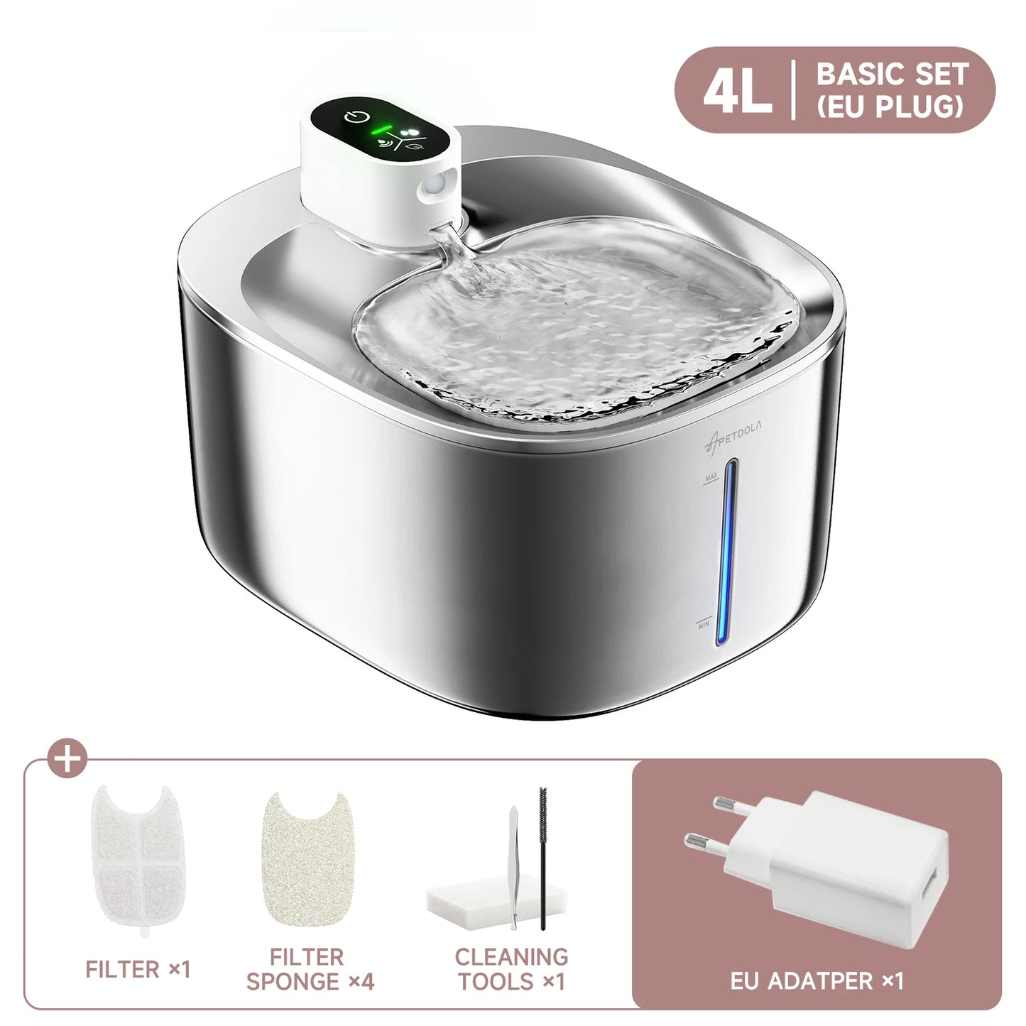 4L Wireless Cat Water Fountain Auto Sensor Drinking Fountain For Cats Dog Drinker Pet Water Dispenser Accessories