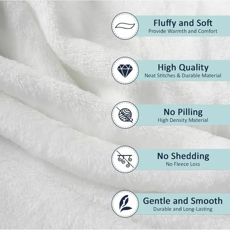 Merry Christmas Cat Reindeer Antlers Fleece Blanket Soft Cozy Festive Throw for Couch Bed Dorm Camping Office Holiday Gift