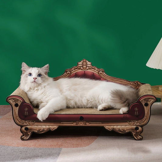 Large Cat Scratcher Couch Cat Sofa Bed Wear-resistant Scratch Lounge Cat Bed Cardboard Toy Pet Supplies Cat Accessories
