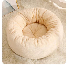Arctic Flannel Round Nest Suitable for All Seasons Warm Wear-resistant Breathable Small Cat Dog Nest Pet Nest Deep Sleep Nest