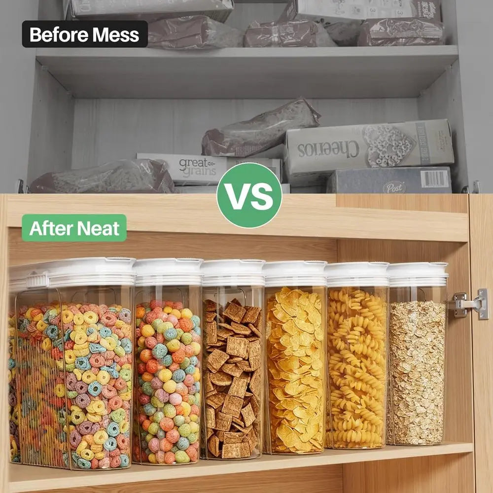 Airtight Pet Food Containers – 3 Pack 4L Clear PET, BPA-Free – Ideal for Dog & Cat Kibble, Treats & Dry Goods Storage