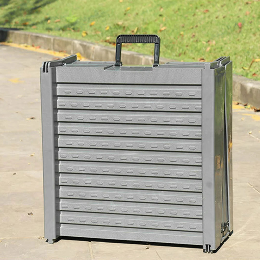 Folding Dog Ramp Non-Slip Rug Surface Portable Pet Stair Ramp 59x15.8 Inch Long Dog Ramps for Medium & Large Dogs Get Into A Car