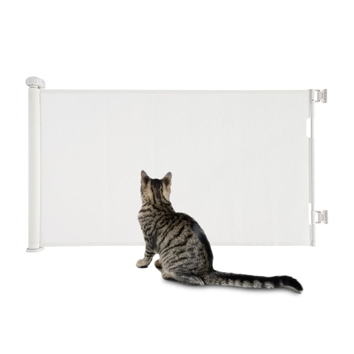 Adjustable Temperature Pet Gate Retractable Baby Gate Pet Gate for Stairs, Corridors, Bedrooms