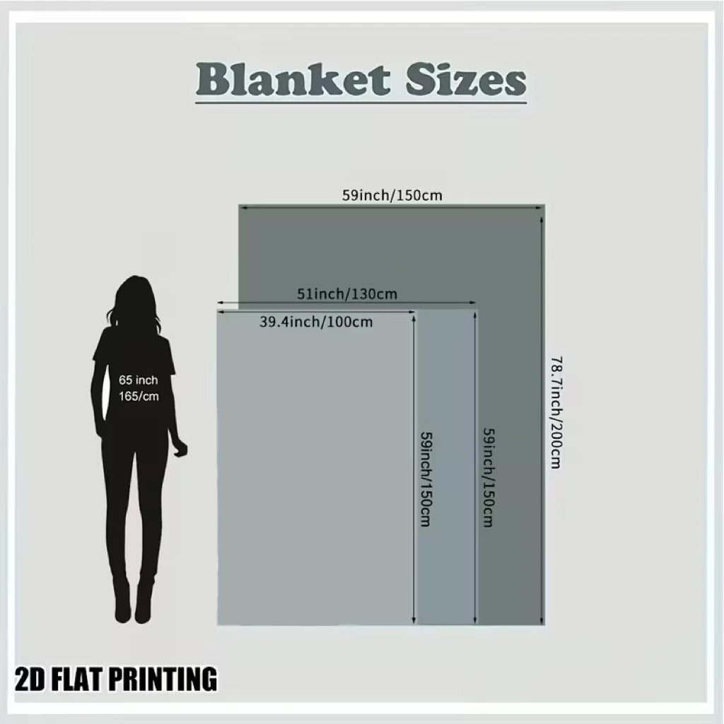 Dog Paw Pattern Flannel Gift Blanket, Soft and Comfortable Polyester Nap Throw for Sofa, Bed, Office Air Conditioning, Travel