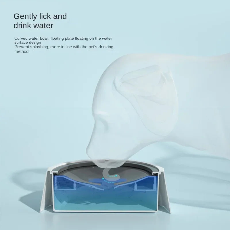 Dog Water Floating Bowl for Dogs Bowl Outdoor Walking Puppy Automatic lifting Pet Travel Water Bottle Cat Drinking Bowl Supplies