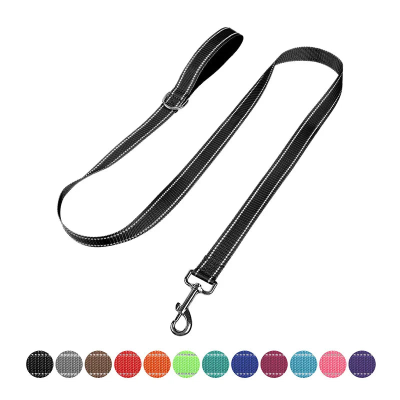 New Cats Dogs Harness Collar Lead Strap Night Reflection Dog Pet Towing Rope 1.2/1.5/1.8m Guard Rope Pet Walking Training Leash