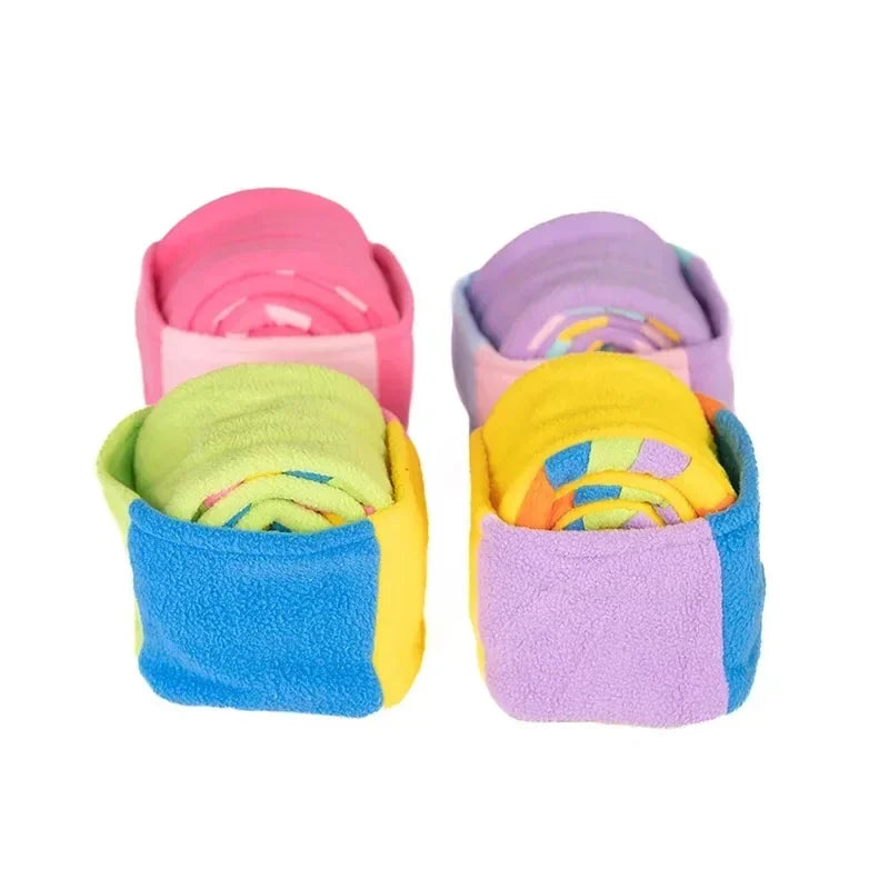 Interactive Dog Puzzle Toys Encourage Natural Foraging Skills Portable Pet Snuffle Toy Slow Feeder Training Educational Toy