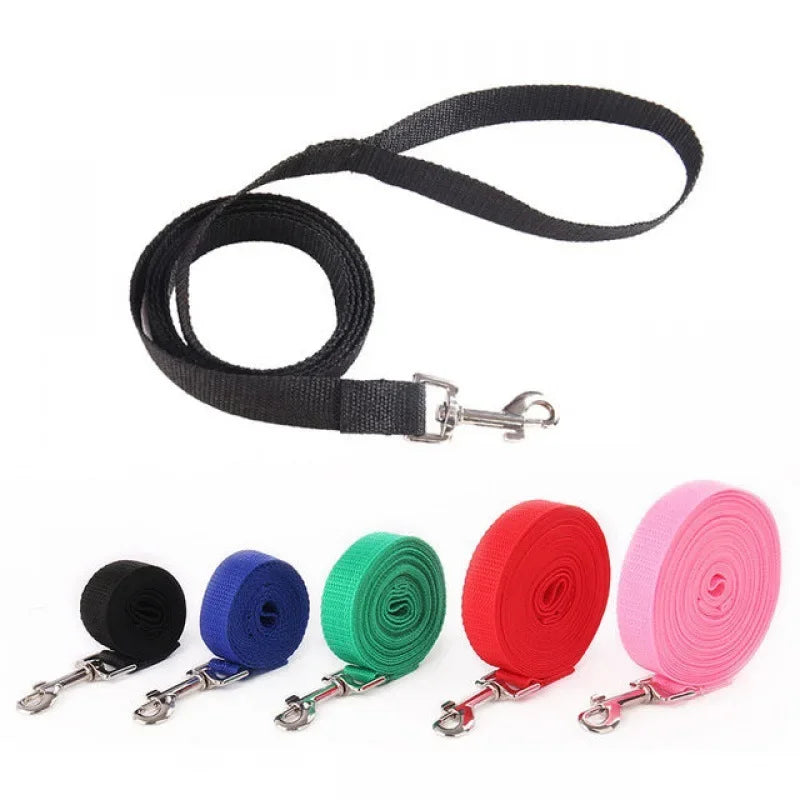 Durable Reflective Puppy Dog Leash Nylon Pet Strap Pull Rope Dog Cat Pet Collar Harness Leading Leashes Belts Pet Dog Leash