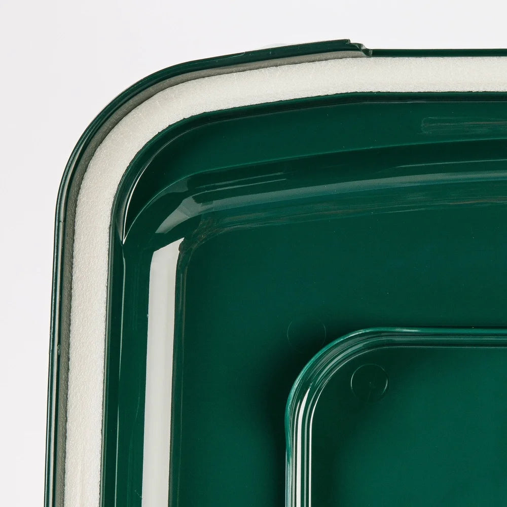 Airtight Pet Food Container 22 Lbs Dog Cat Food Storage Bin with Scoop Durable Clear Body Easy Access Secure Lid Wheels