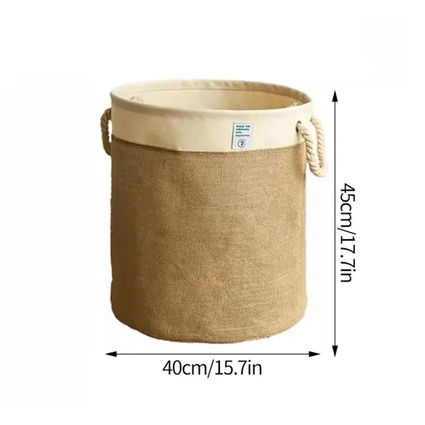 Tidy Tails Tote – Foldable Pet Storage Basket Foldable basket with handles, cotton linentoy storage basket