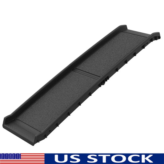 61 Inch Folding Nonslip Dog Car Ramp Portable Lightweight Pet Ramp Seniors Injured Dogs Adjustable Height Travel Ramp Safety