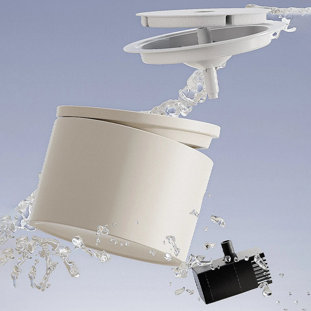 Cat Automatic Water Dispenser, Pet Ceramic Bowl, Dog Bowl Water Dispenser, Circulation And Flow Water Dispenser