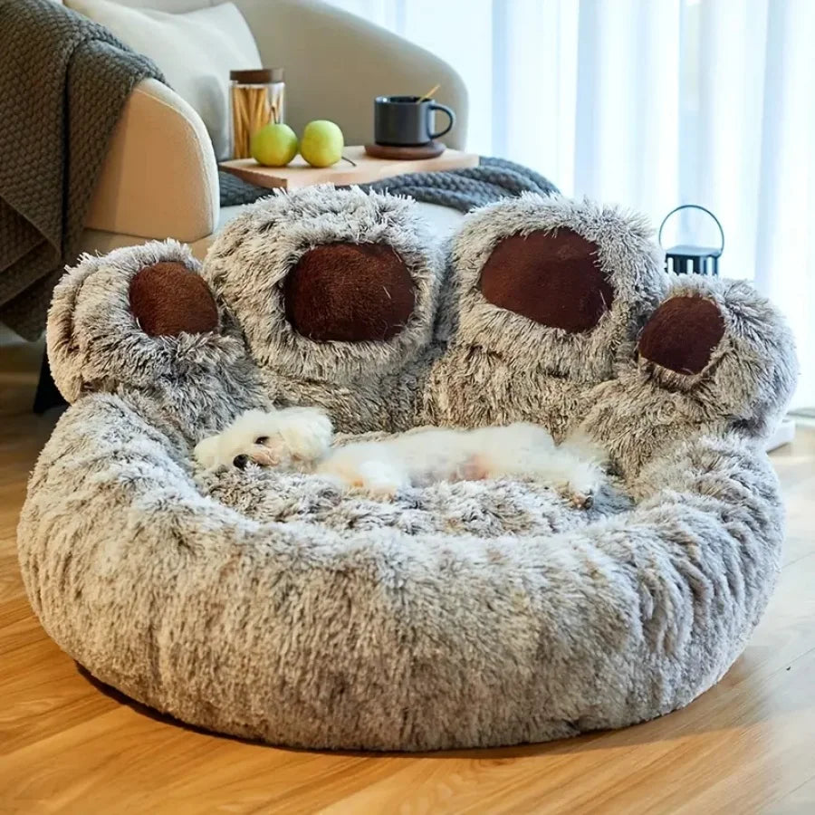 Kylinsure Round Plush Orthopedic Donut Dog & Cat Bed