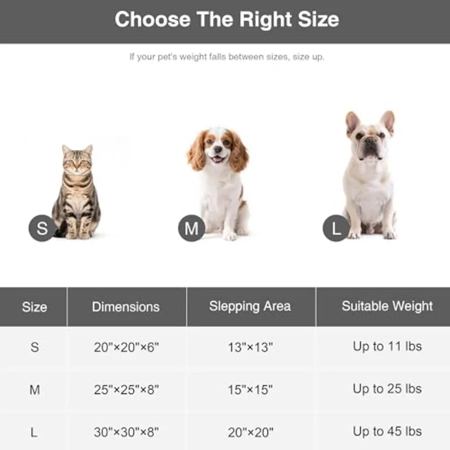 Round Donut Cat and Dog Cushion Bed 25in for Small or Medium Dogs AntiSlip and WaterResistant Bottom Soft Durable Fabric Pet Be