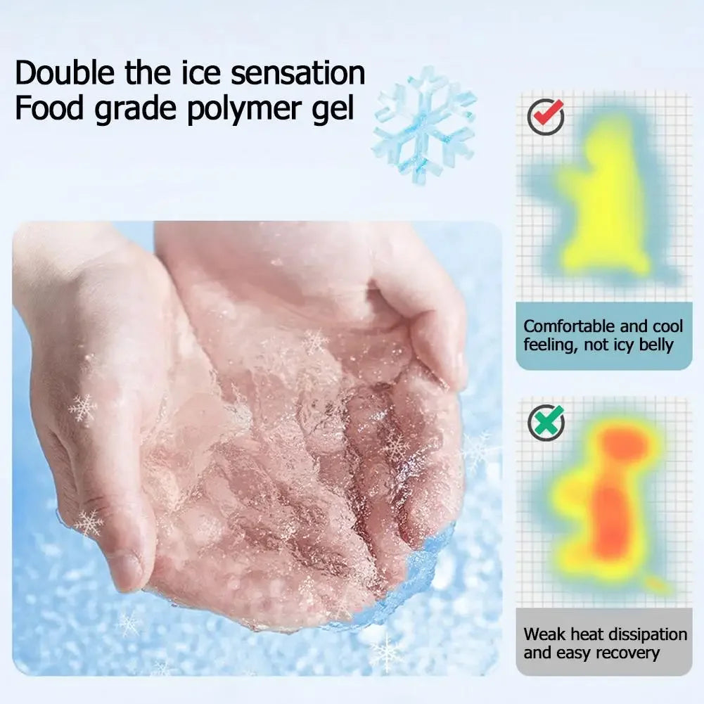 Pet Summer Cooling Latex Mat Dog Bed Cat Sleeping Pad Ice Silk Cooling Pad Ice Mat Pet Supplies