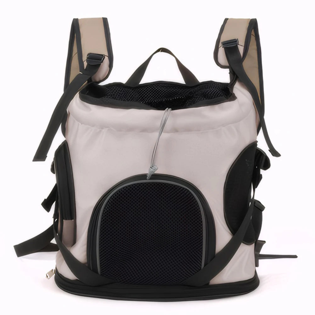 Large Capacity Cat Carrier Backpack Adjustable Strap Pet Carrying Bag Breathable Portable Outdoor Travel Small Cat Dog Backpack