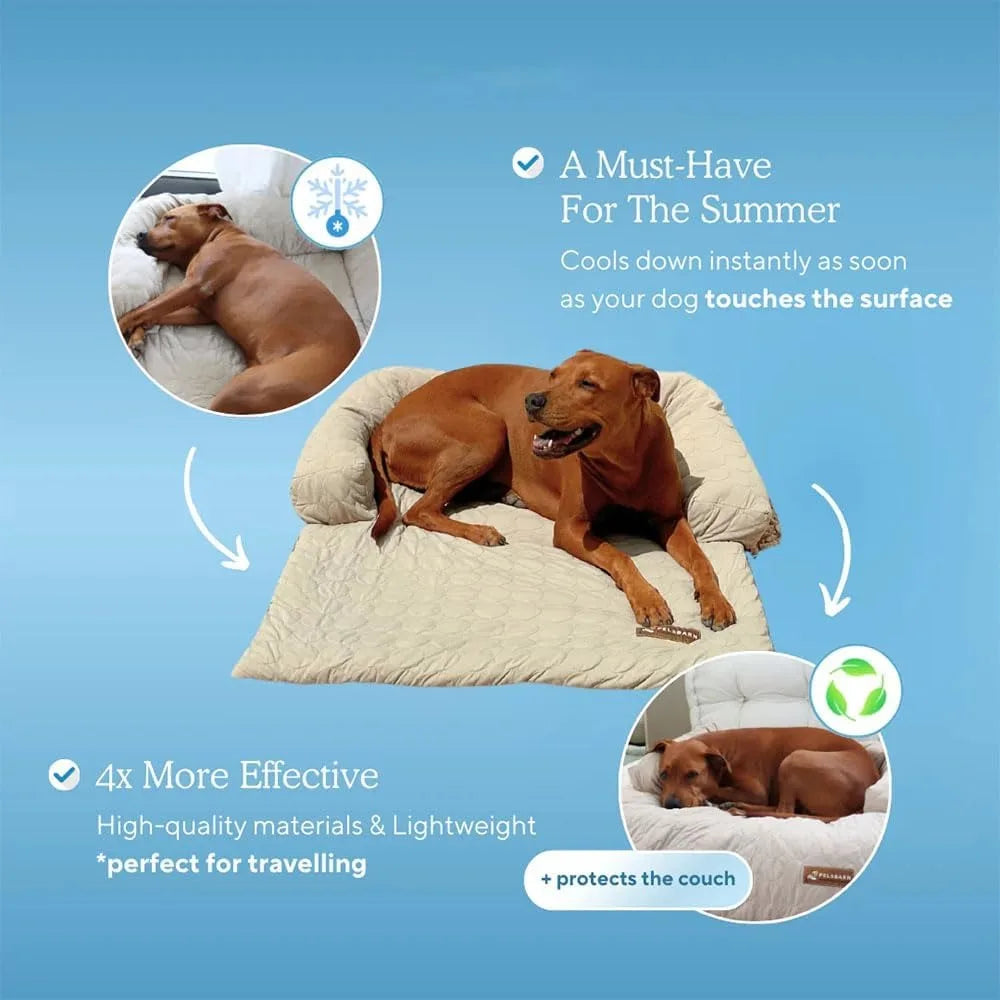 chill-max cooling mattress for dogs: breathable, washable, and long-lasting comfort for your pet
