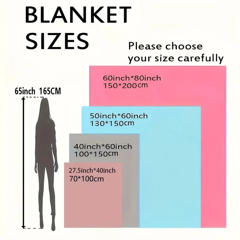 Flannel Throw Blanket - Shih Tzu Dogs & Santa Sled Winter Scene - Soft Cozy All-Season Bedspread - Red & White Christmas Design