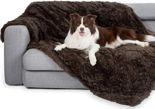 Waterproof Dog Blanket For Large Dogs, Cats, Puppy, Reversible Pet Throw Blanket, Washable, Calming Furniture Protection For