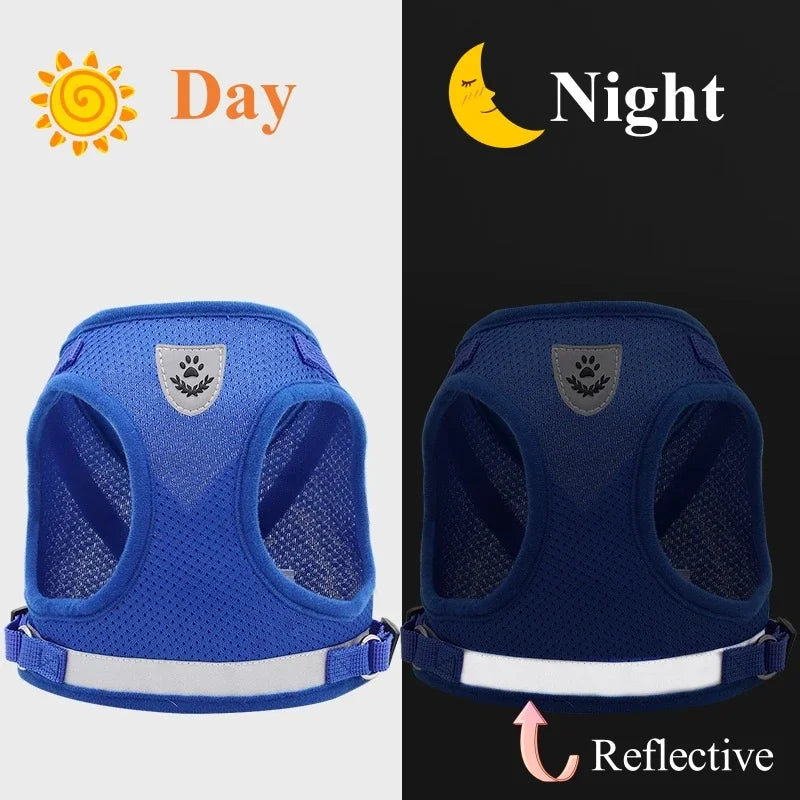 Adjustable Pet Dog Cat Harness and Leash Set Harness for Dogs Cats Vest Harness Puppy Dog Kitten Lead Cat Collar Pet Accessories