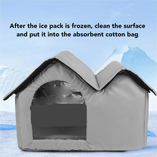 Cat Cooling House Long Lasting Cooling Oxford Cloth Bite Resistant  Pet Cooling House for Cat Dog Cat Ice Cooling House