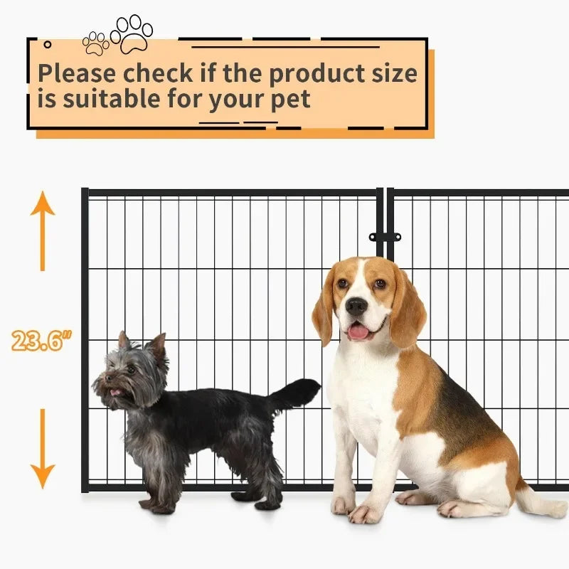 Heavy Duty Large Dog Crate, 48 "long X 24" Height, Dog Crate, Dog Kennel, Pet Crate, Indoor Outdoor, XL, Black