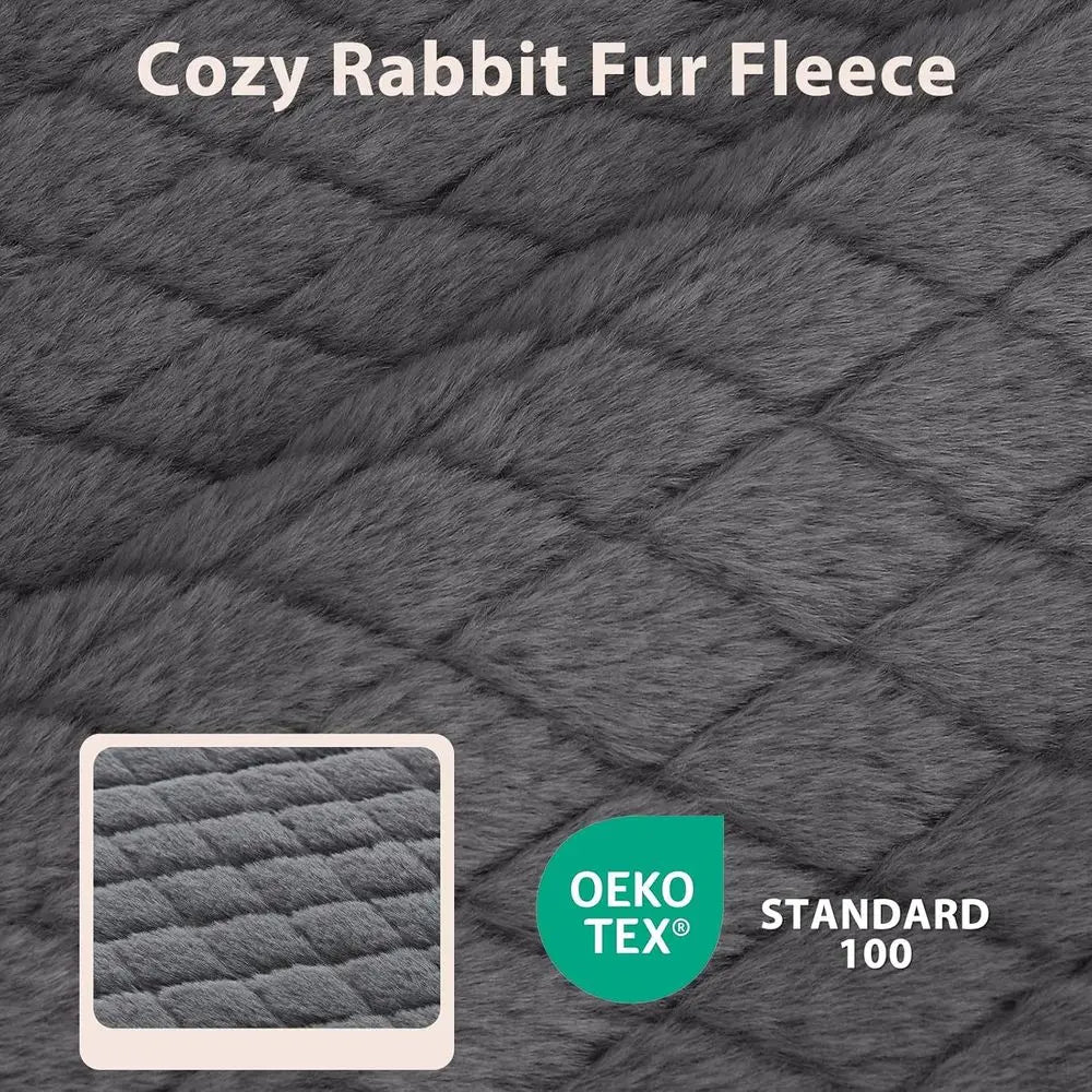 Orthopedic Dog Bed XL, Waterproof Dog Crate Bed Large Sized with Washable Removable Cover, Egg Memory Foam Big Pet Beds, Grey, 4