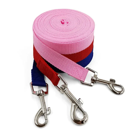 Durable Reflective Puppy Dog Leash Nylon Pet Strap Pull Rope Dog Cat Pet Collar Harness Leading Leashes Belts Pet Dog Leash